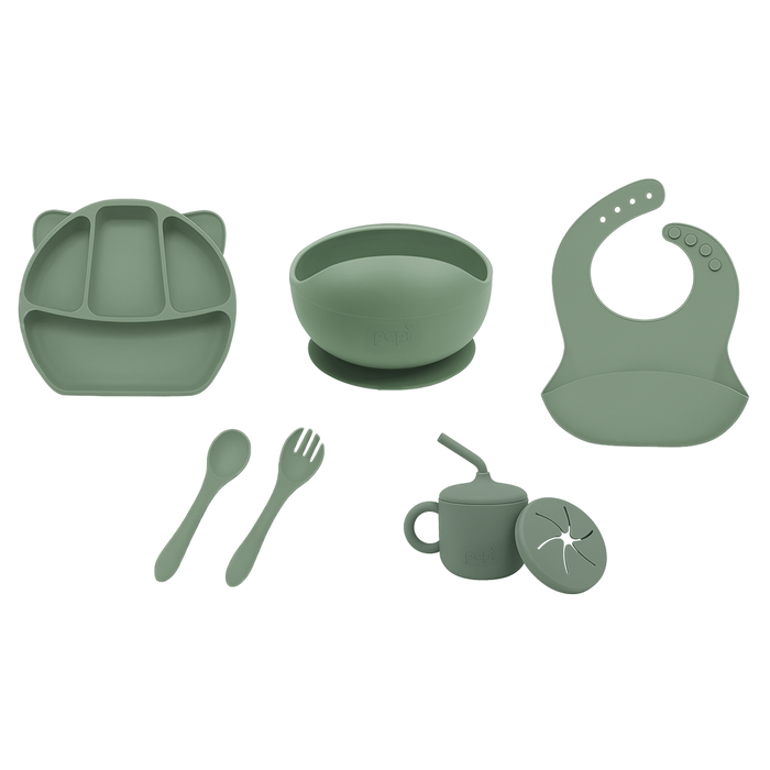 Kit Papinha De Silicone Papi Baby Tamanho único 7 Peças