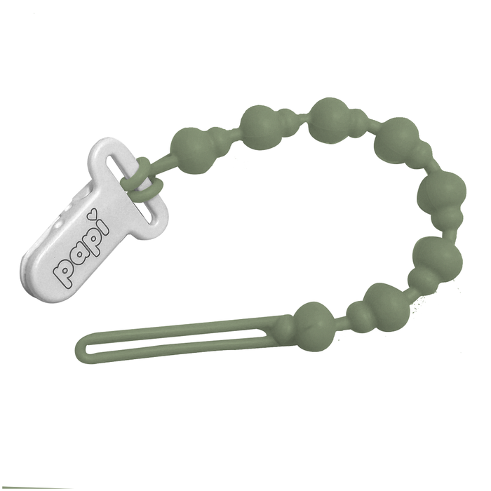 Prendedor De Chupeta De Silicone Papi Baby Tamanho único 01 Unidade