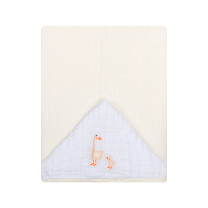 Toalhão De Banho Papi Soft Tinta Com Capuz Bordado 1,05m X 80cm 01 Unidade