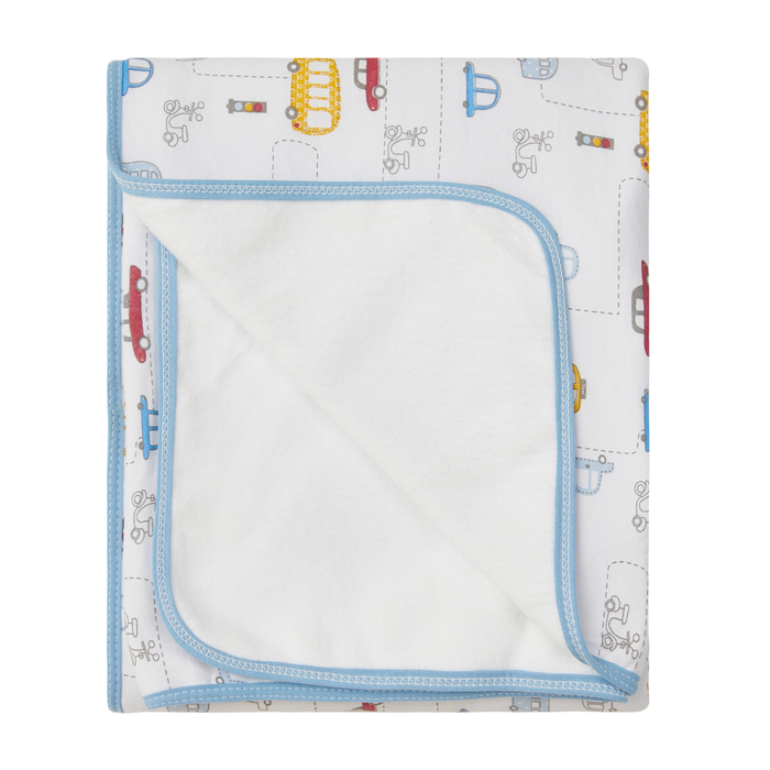 Cobertor Papi Malhas Dupla Face Estampado 1,10m X 90cm Contem 01 Un