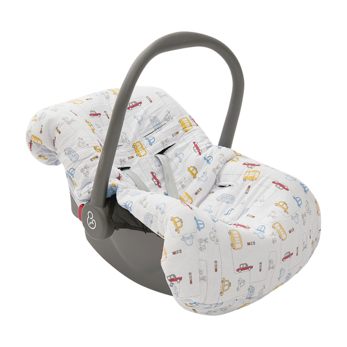 Capa Para Bebe Conforto Acolchoada Papi Malhas Estampada 92cm X 50cm Contem 01 Un