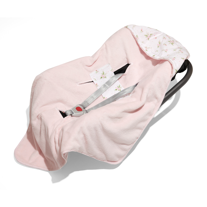 Manta Para Bebê Conforto E Carrinho Mami Com Capuz 85cm X 75cm Contem 01 Un