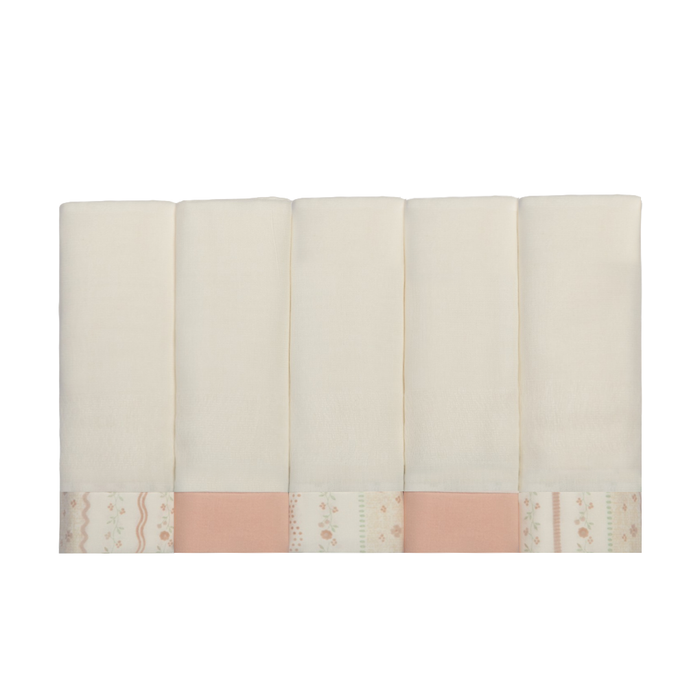 Fralda Com Bainha Papi Encantos  72 Cm X 70 Cm - Contém 05 Unidades