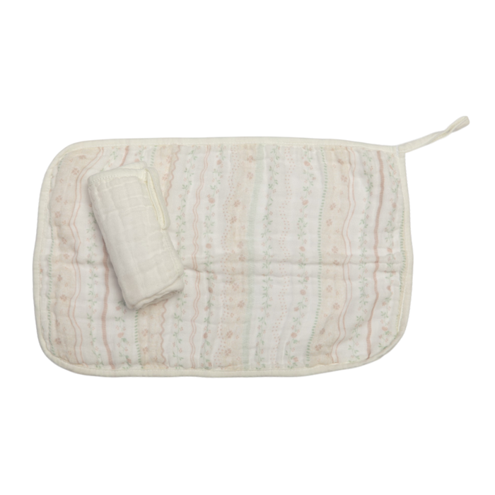 Paninho De Boca Soft Com Prendedor De Chupeta Papi Encantos  40 Cm X 23 Cm - Contém 02 Unidades