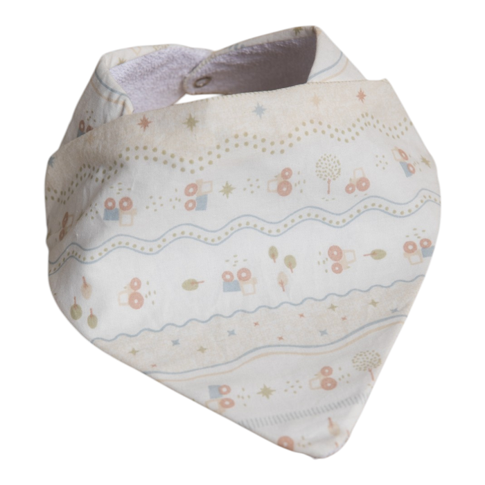 Babador Bandana Estampado Papi Encantos Tamanho único - Contem 01 Unidade