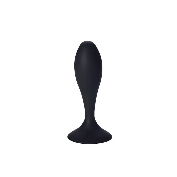 Plug Anal em Silicone com Ventosa 9,1x2,7cm