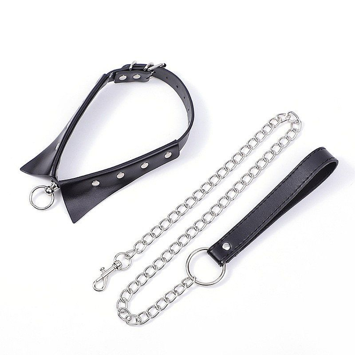 Fetiche Bondage Coleira com Guia