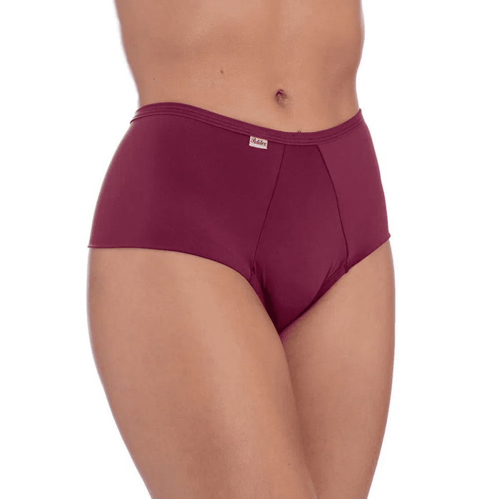 Calcinha Tanga Feminino Cintura Alta em Microfibra Lingerie com Costura Dupla Central