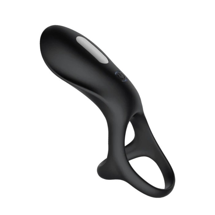 Anel Peniano em Silicone com Vibrador Estimulador Clitoriano