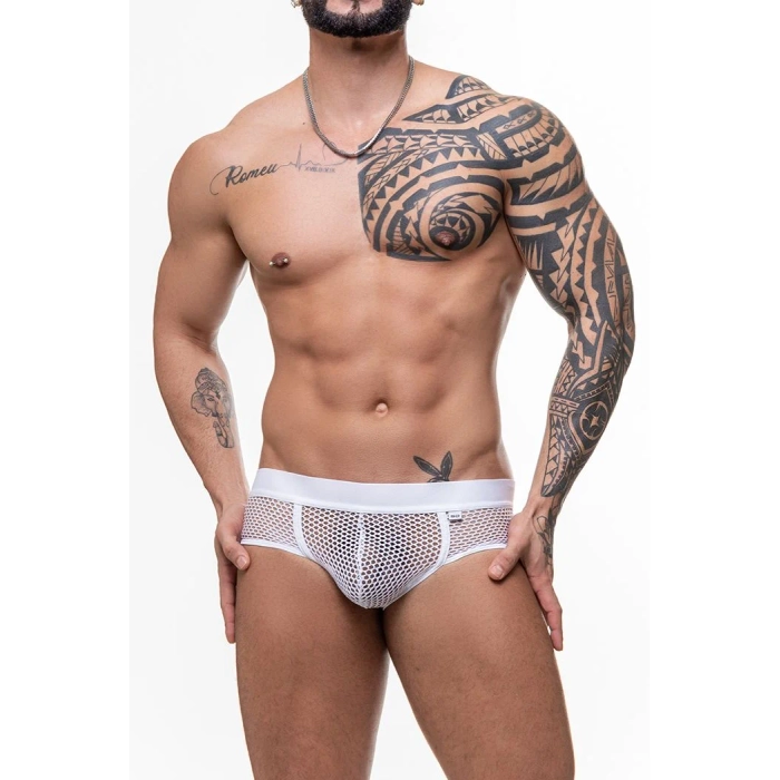 Cueca Sungão Arrastão Vazado sem Forro