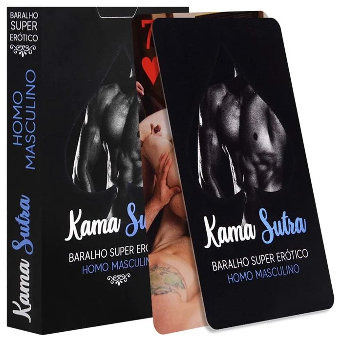 Baralho Gay Kama Sutra Super Erótico 55 Cartas