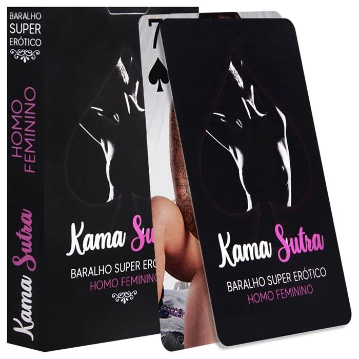 Baralho Kama Sutra Lésbica Super Erótico 55 Cartas