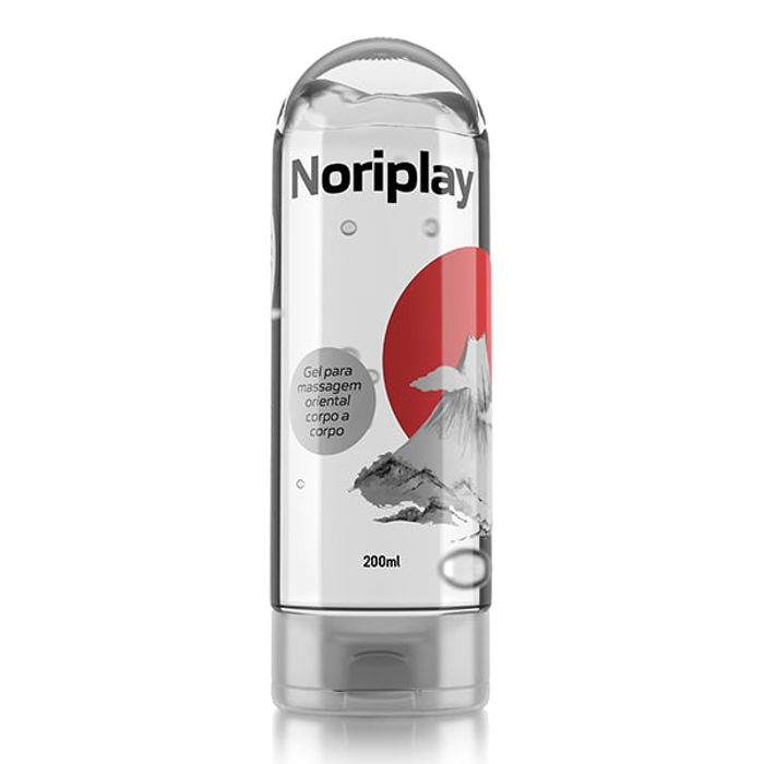 Noriplay Gel de Massagem Oriental Nuru com Lençol Dupla Face
