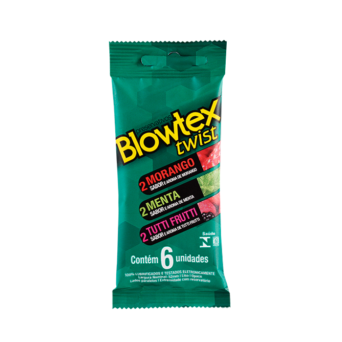 Preservativos Aromatizados Twist Blowtex 6 Unidades