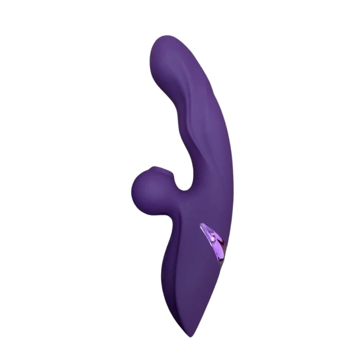 Vibrador Ponto G Vai e Vem Super Potente com Sugador Linguinha e Aquecimento