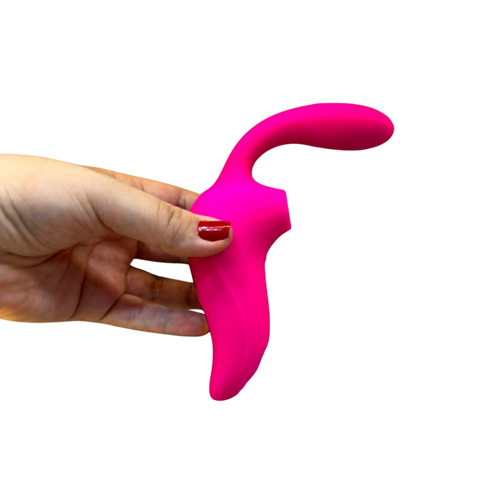 Vibrador 3 em 1 Sugador Flap Clitóris Estimulador Ponto G