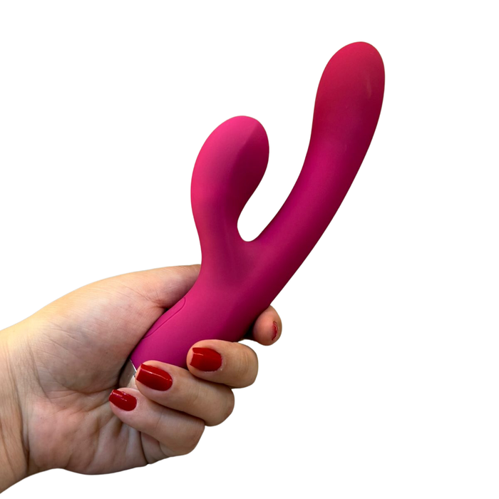Vibrador Duplo Motor Potente Ponto G e Estimulador Clitóris 10 Modos