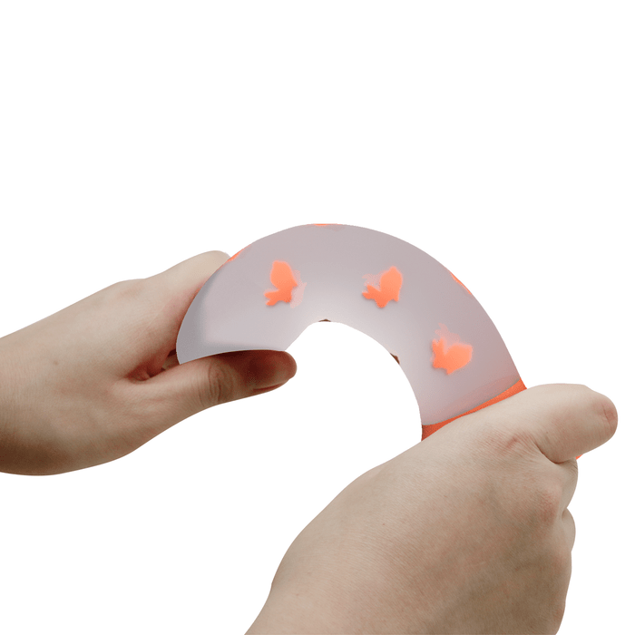 Pênis Dildo Silicone Luminoso Brilha no Escuro com Ventosa 18cm
