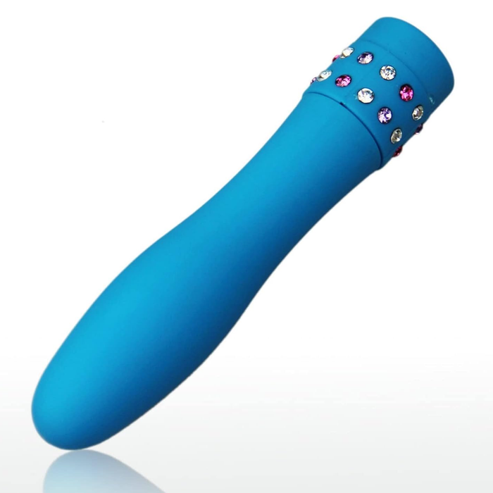Vibrador Bullet Estimulação Clitóris Diamante com Strass