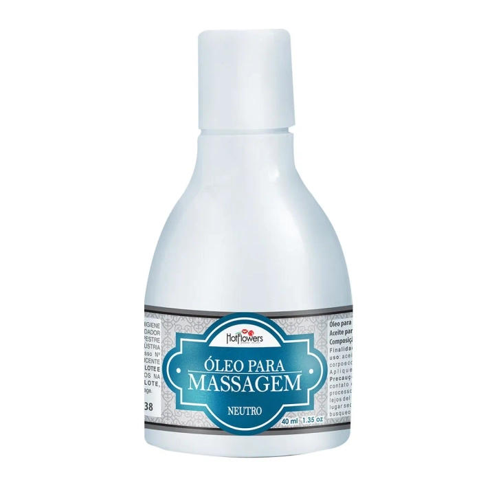 Óleo para Massagem Neutro sem Cheiro 40ml