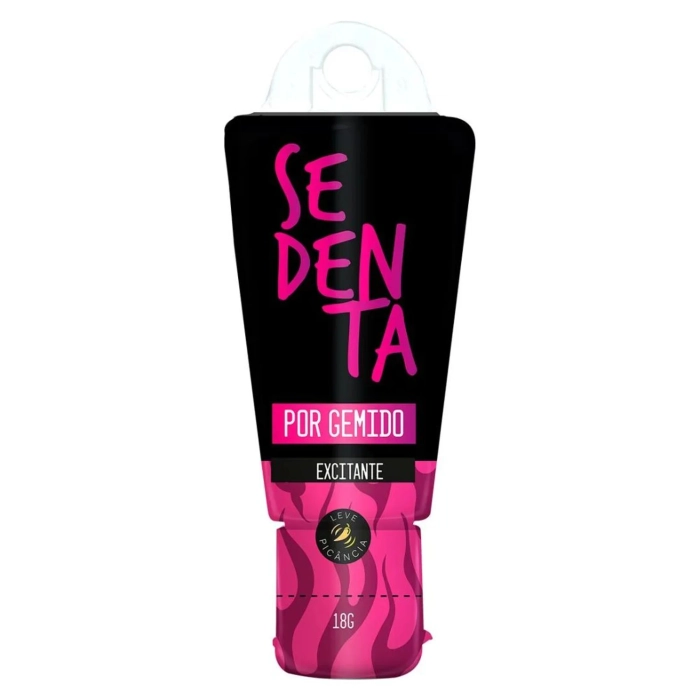 Sedenta por Gemido Gel Excitante Comestível com Leve Picância 18g
