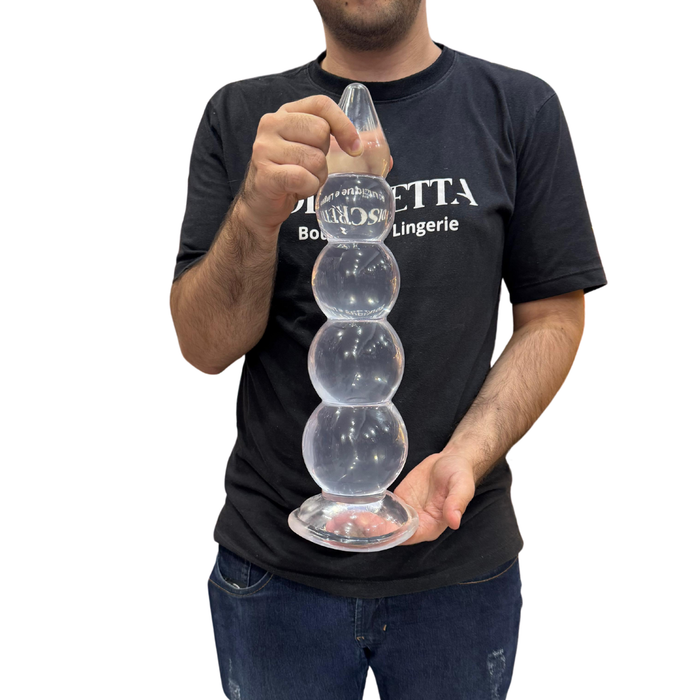 Plug Anal Escalonado Gigante com Ventosa 40cm