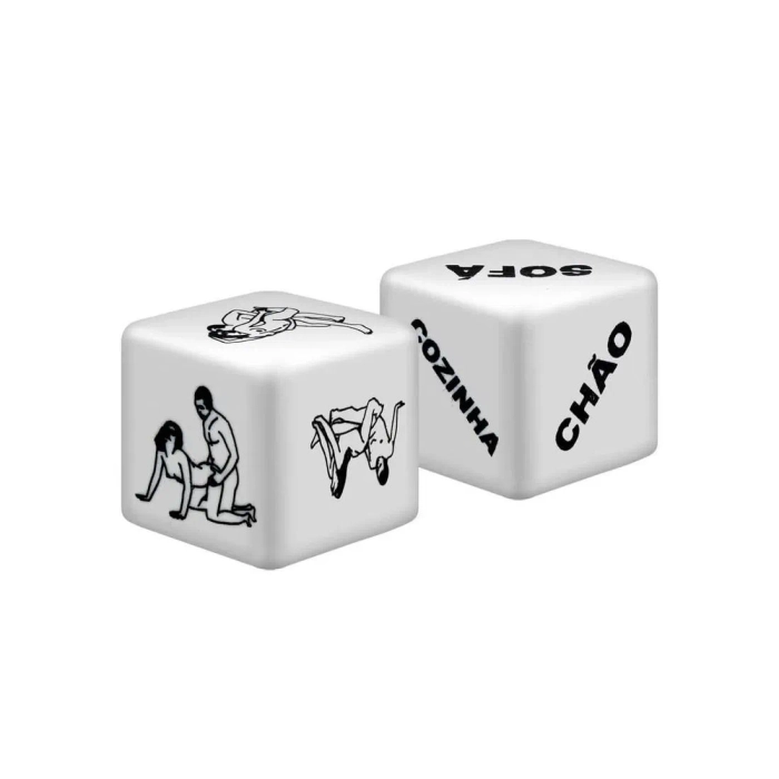 Jogo de Dados com Posições e Locais para Casais