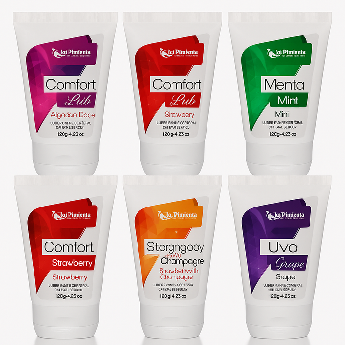 Gel Lubrificante Confort Lub Incolor Comestível 120g La Pimienta