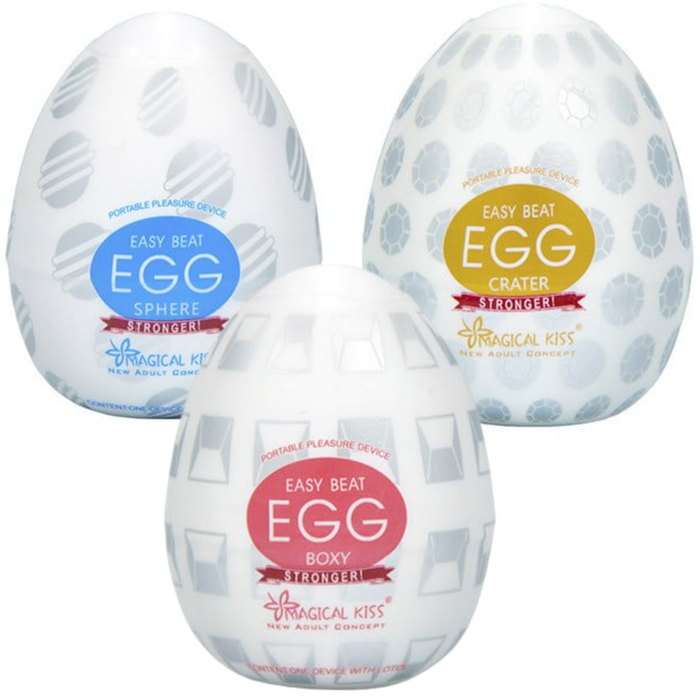 Egg Ovo Stronger Masturbador Masculino com Texturas Internas