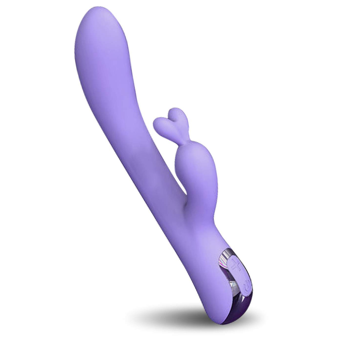 Vibrador Rabbit com Estimulador de Clitóris e Ponto G com 10 Modos de Vibração Recarregável