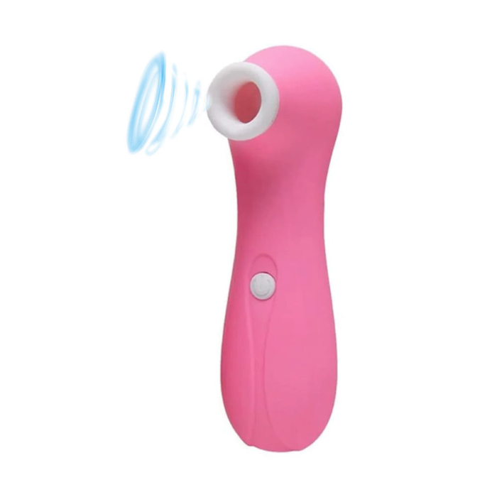 Vibrador Sugador Estimulador Feminino com Sucção 7 Modos Recarregável a Pilhas