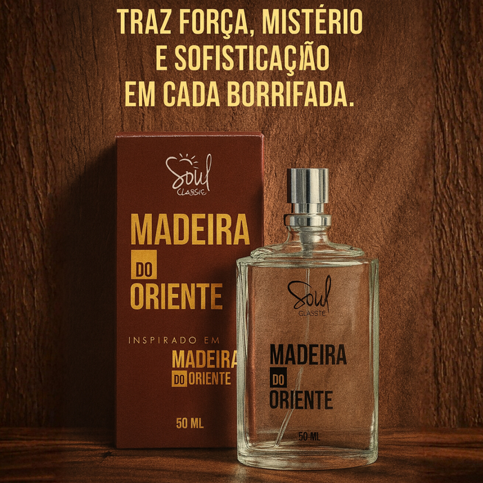 Perfume Colônia Masculina Madeira do Oriente 50ml