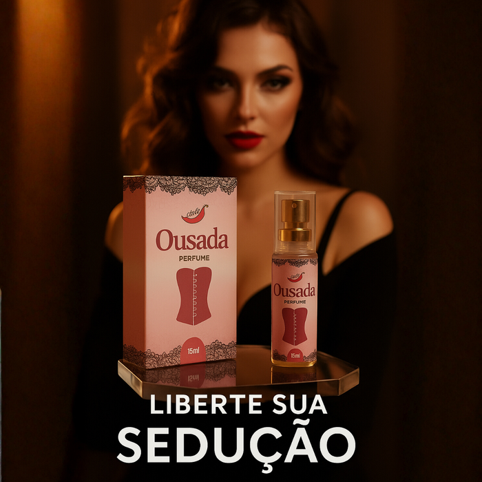 Perfume Feminino Ousada com Feromônios Fragrância Afrodisíaca 15ml