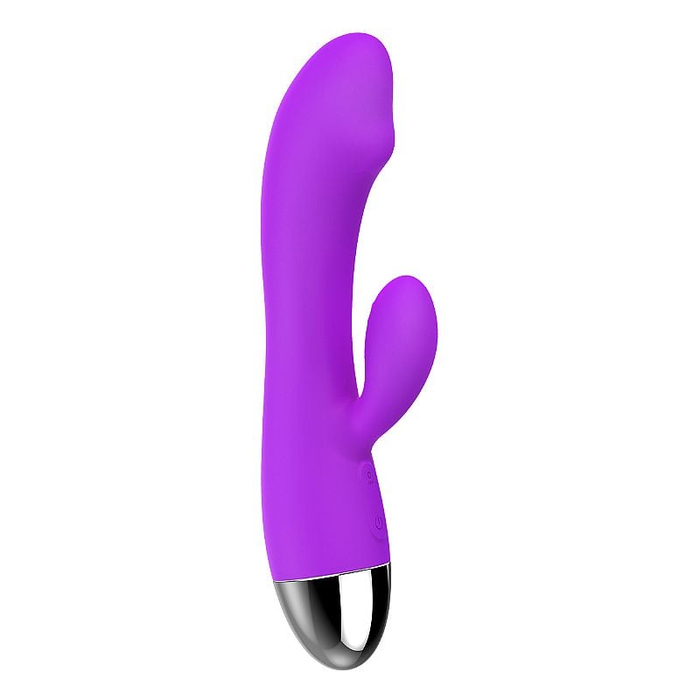 Vibrador Rabbit Ponto G em Silicone Flexível 12 Modos de Vibração