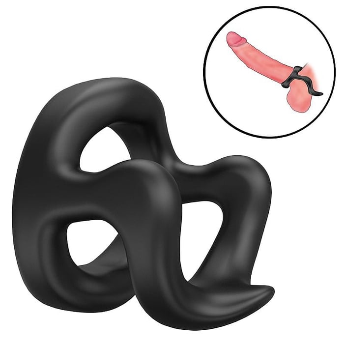 Anel Peniano Duplo Super Flexível em Silicone