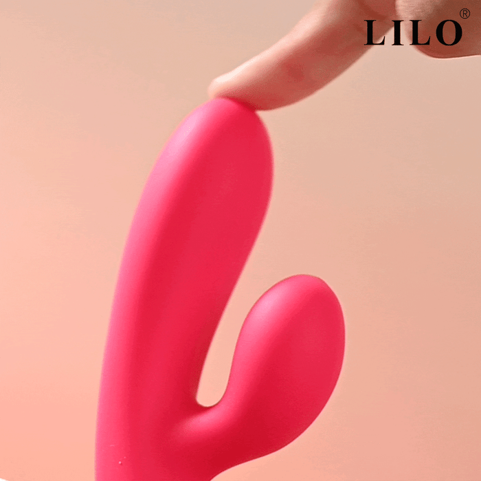 Mini Vibrador Rabbit Recarregável com Estimulador Clitoriano 10 Modos