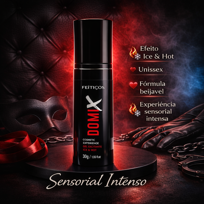 Gel Excitante BDSM Ice Hot Beijável Domix 30ml