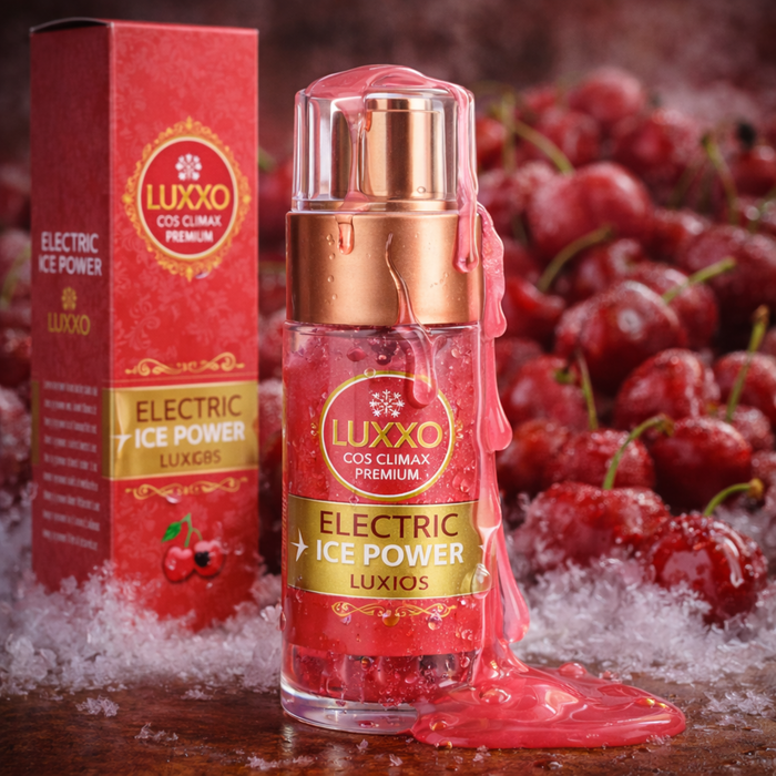 Gel Com Efeito Eletrizante Extra Forte Gelado Eletric Cereja Ice 30ml Luxxxo
