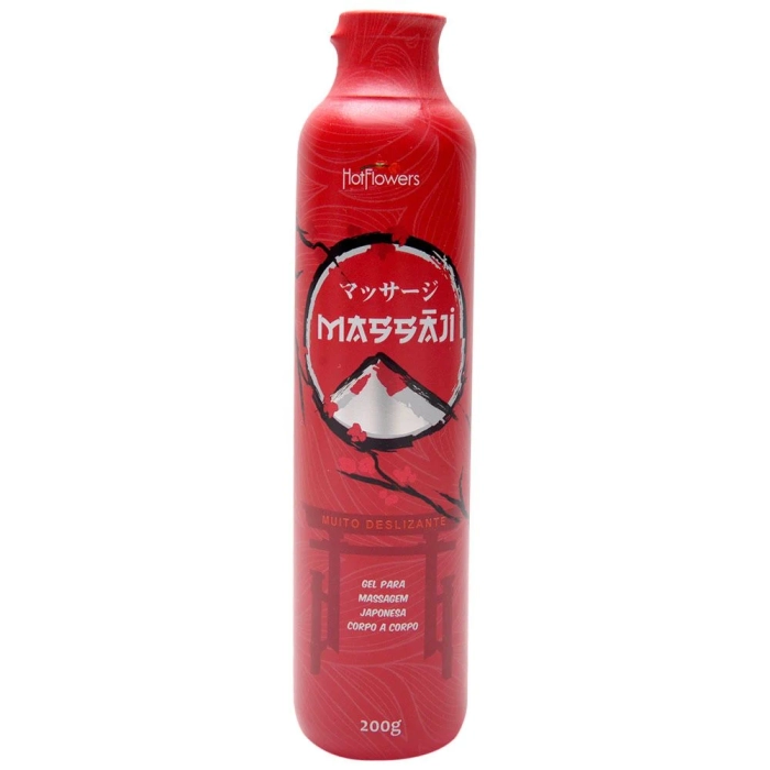 Massaji Gel Super Deslizante para Massagem 200g Hot Flowers