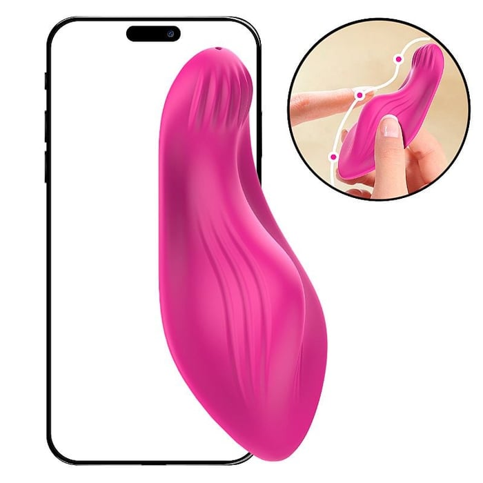 Vibrador de Calcinha Com Controle via Aplicativo Celular