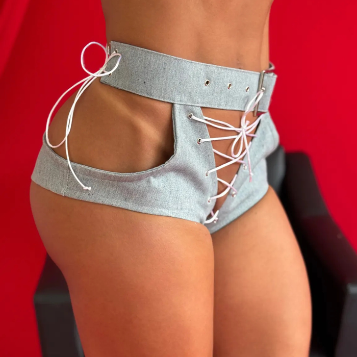 Short Jeans Sexy Poupa Bunda Cuckold Hotwife Exibicionismo