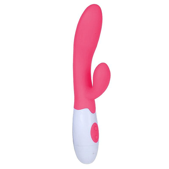Vibrador Duplo Com 30 Níveis De Vibração - Alvis Pretty Love - Rosa