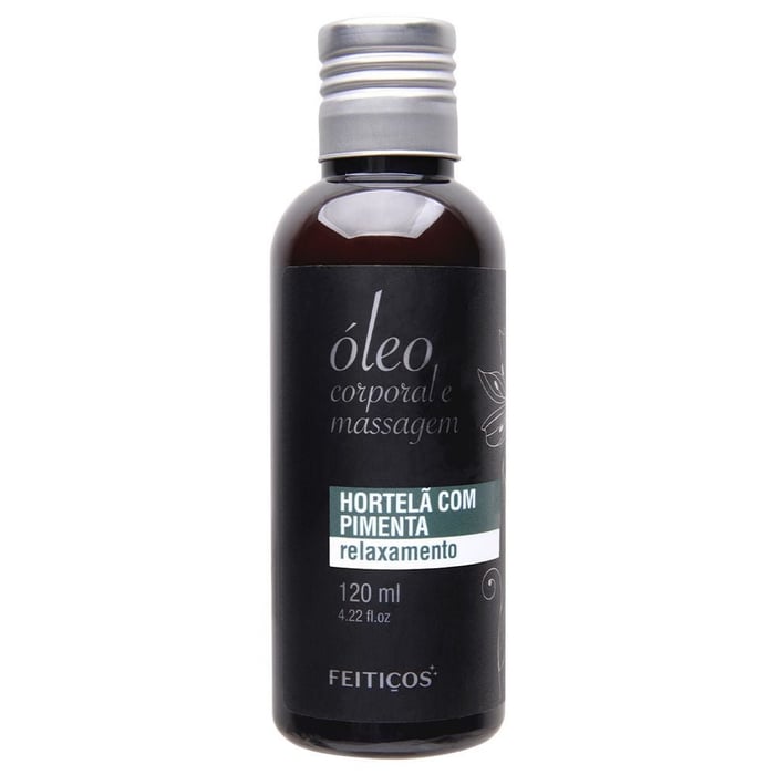 Óleo De Massagem Hortelã Com Pimenta 120 Ml