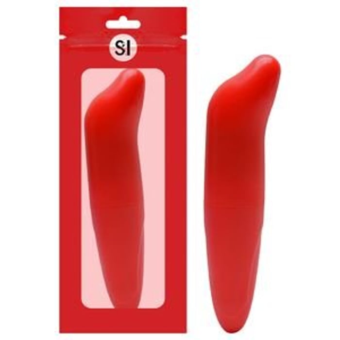 Vibrador Ponto G Golfinho Liso - Vermelho