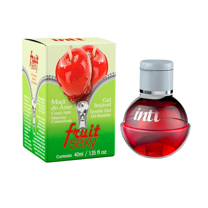Gel Térmico Beijável Fruit Sexy Hot Maçã do Amor 40ml Intt