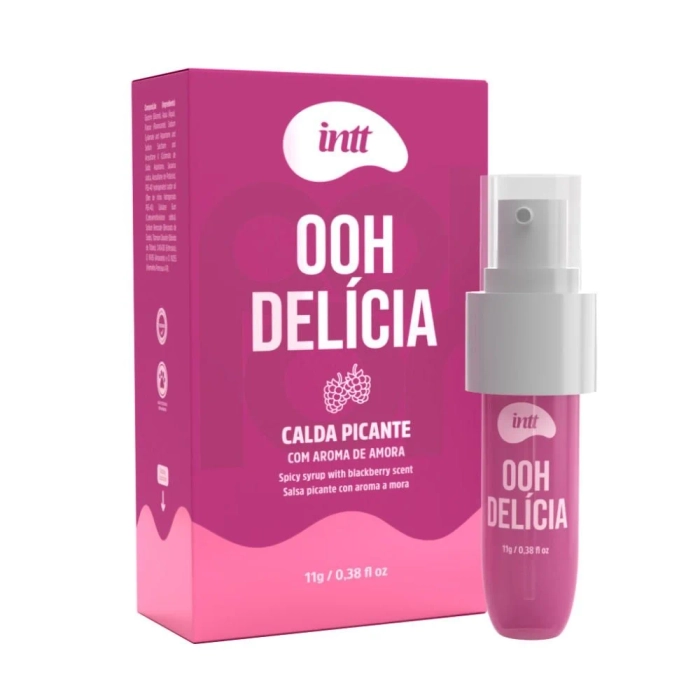 Ooh Delícia Calda Beijável Com Aroma de Amora 11g