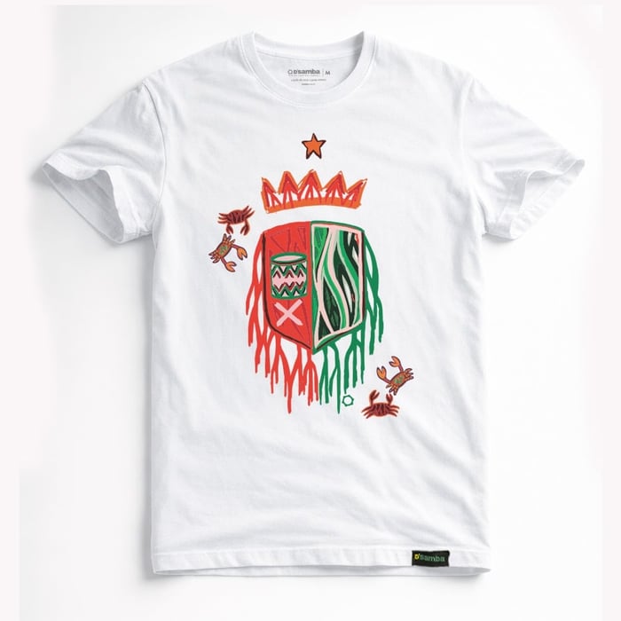 CAMISA D’SAMBA GRANDE RIO CARNAVAL 2026 - BRANCO