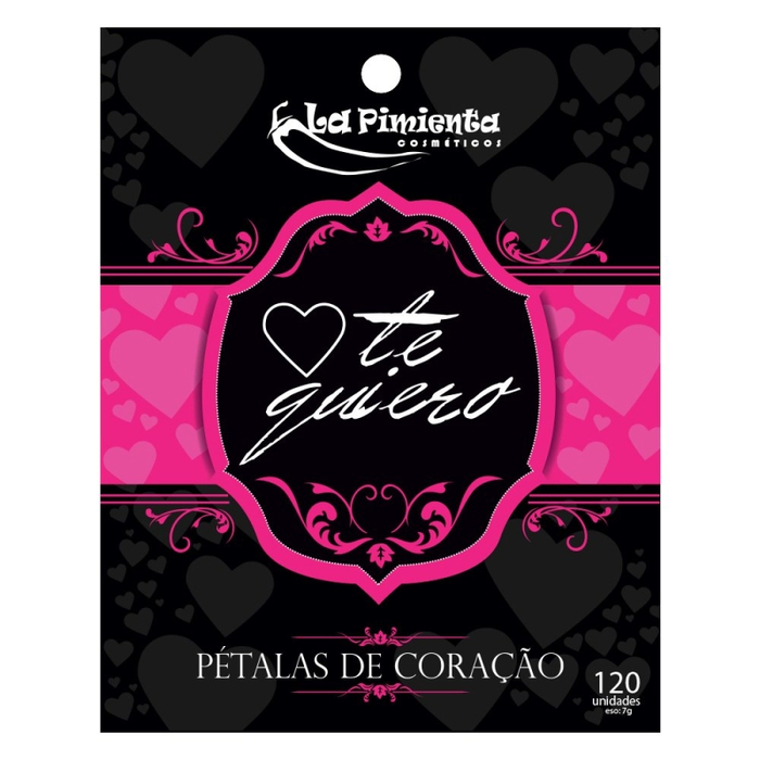PÉTALAS DE CORAÇÃO EM CETIM COR VERMELHA - FRAGRÂNCIA MORANGO COM CHAMPANHE