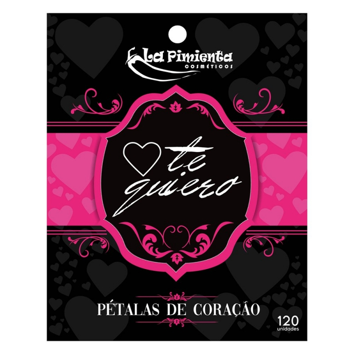 PÉTALAS DE CORAÇÃO EM CETIM COR VERMELHA - FRAGRÂNCIA FANTASY