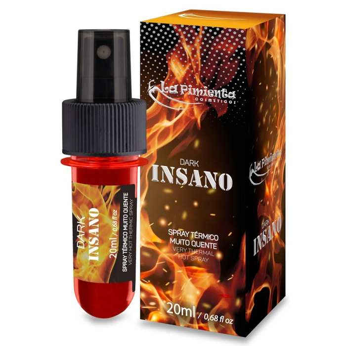 Dark Insano Spray Térmico Hot Para Massagem 20ml La Pimienta